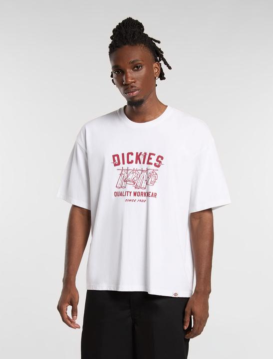 Actual product image Dickies Laundry Boxy Ss Tee White (XL)