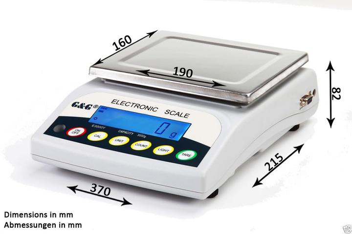 Produktbild G&G E6000Y Präzisionswaage