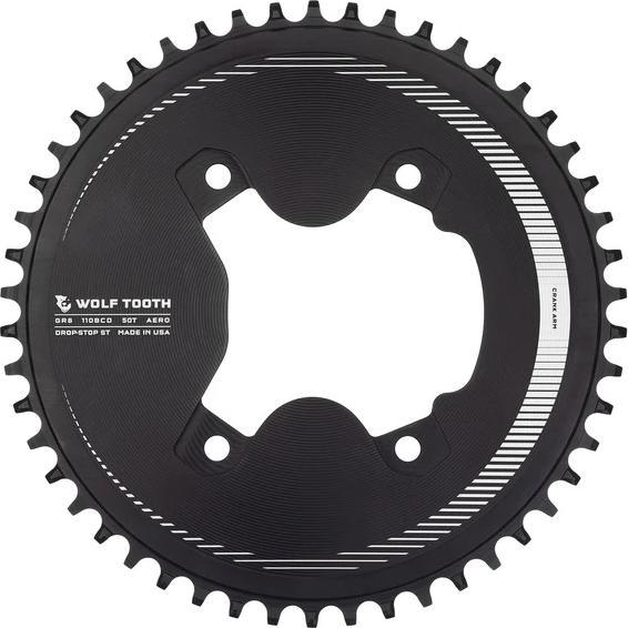 Image du produit Wolf Tooth 110 BCD Asymmetric 4-bras plateau Shimano GRX pour chaîne HG+ 12 vitesses (46)
