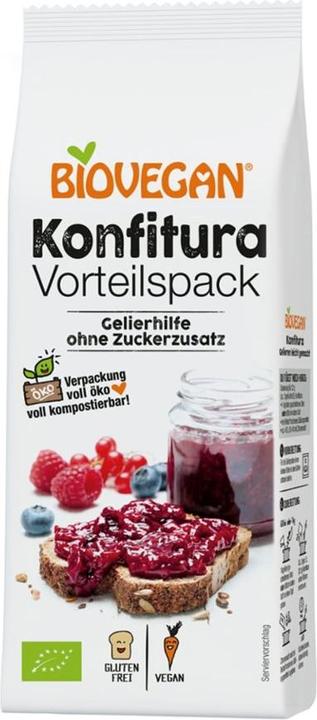 Image du produit Biovegan Aide à la gélification Confitura sans sucres ajoutés Pack avantage Bio (100 g)