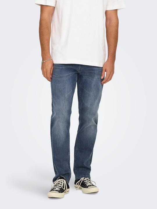 Produktbild Only & Sons ONSWEFT Mittlere Taille Normal geschnitten Jeans Slim Fit Jeans (W28/L32)