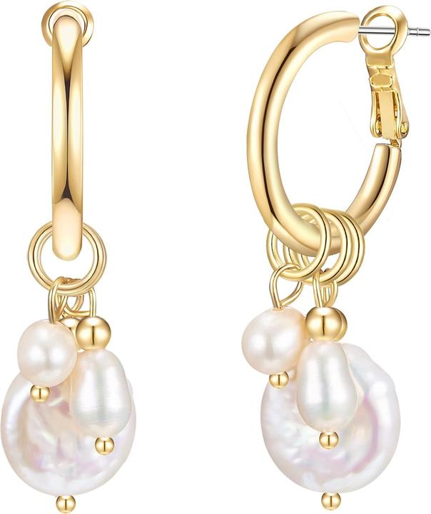 Produktbild Lulu & Jane Damen Metall-Legierung Süsswasser-Zuchtperle gelbgold - 29401 (Metall-Legierung)