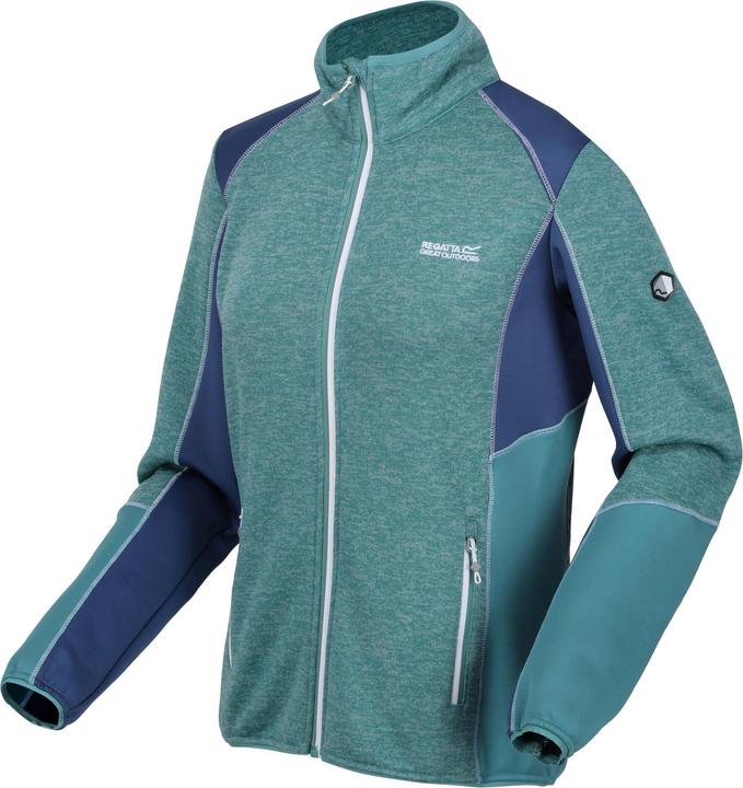 Actual product image Regatta Womens/Ladies Lindalla V Marl Full Zip Fleece Jacket (34 D)