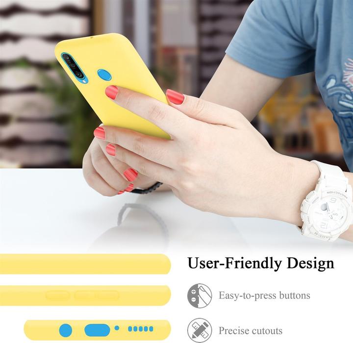 Actual product image Cadorabo TPU Liquid Silicone Case Cover (Huawei P30 Lite)