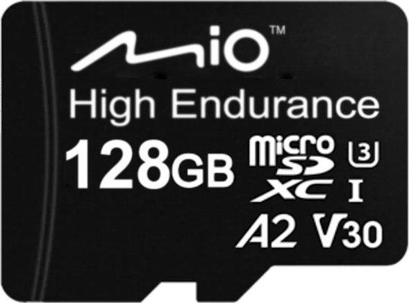 Mio High-Endurance | 128 GB | MicroSD | Flash memory class UHS-I (128 GB, microSD, UHS-I)