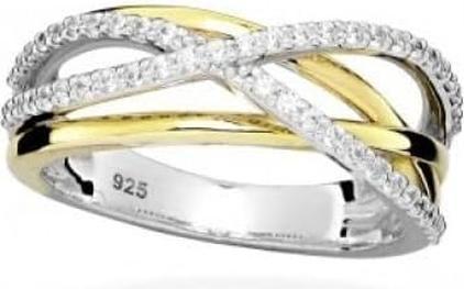 Silver Cat Elaborate silver ring with cubic zirconia SC509 - Circuit: 56 mm (56)