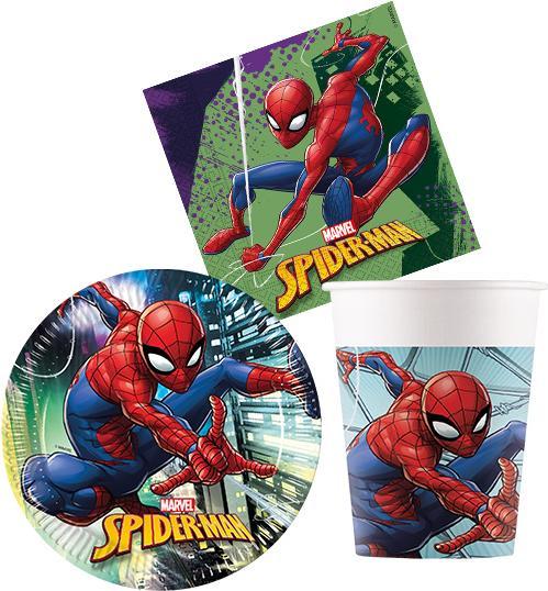 Actual product image Neutral Party set S Spiderman