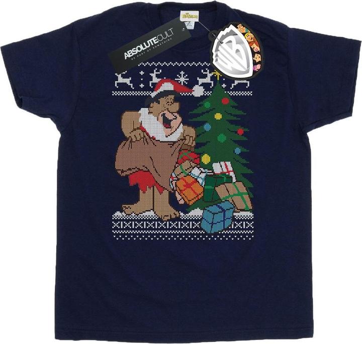 The Flintstones Christmas Fair Isle TShirt (XL)