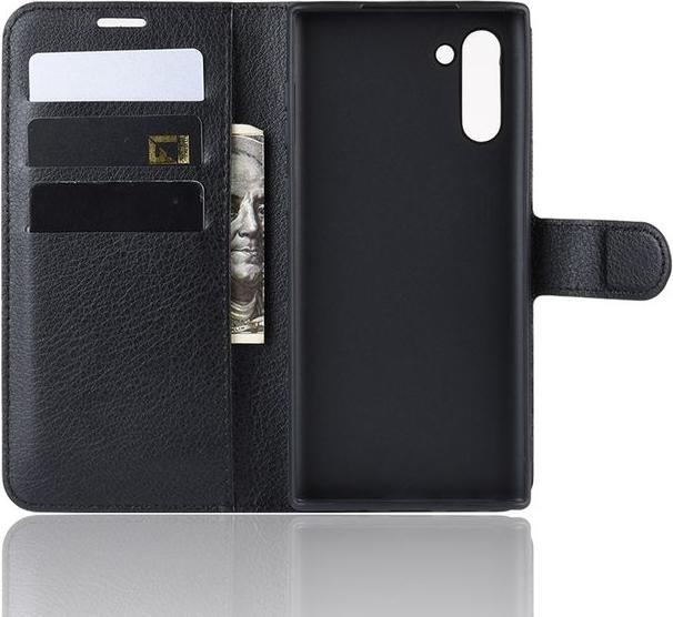 Produktbild MU Classic Litchi Leder Bookcover Series (Samsung Galaxy Note 10)