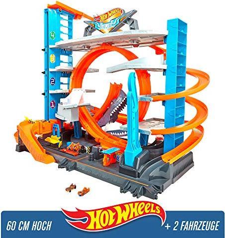 Image du produit Hot Wheels Garage ultime de la ville avec attaque de requins