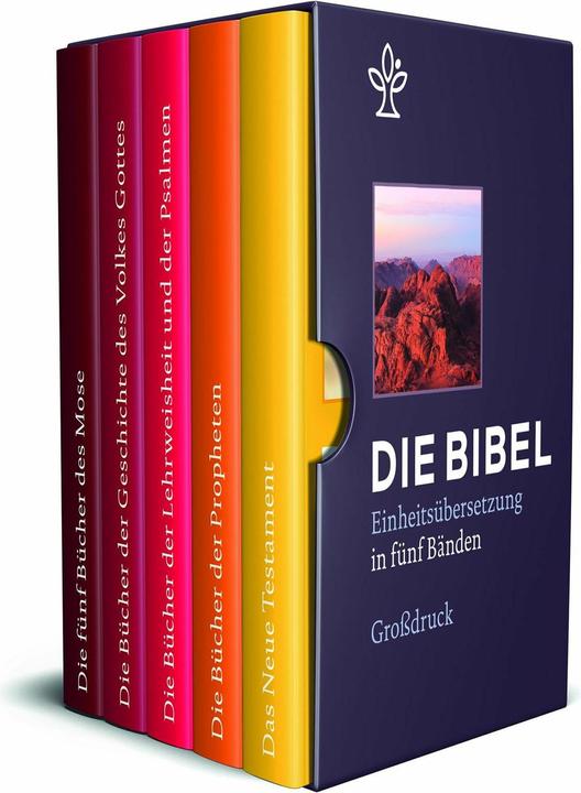 Produktbild Die Bibel. Einheitsübersetzung in fünf Bänden (Deutsch, Katholisches Bibelwerk, 2017)