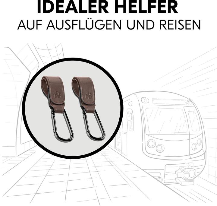 Produktbild Hauck Pushchair Hooks Brown