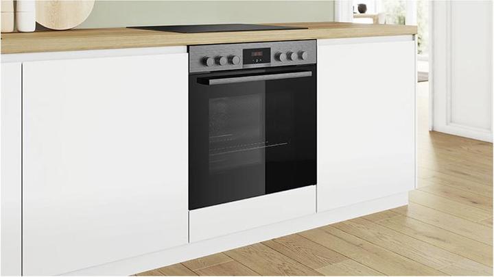 Produktbild Bosch Hausgeräte Serie 4, Einbau-Herd, 60 x 60 cm, Edelstahl, HEA513BR3