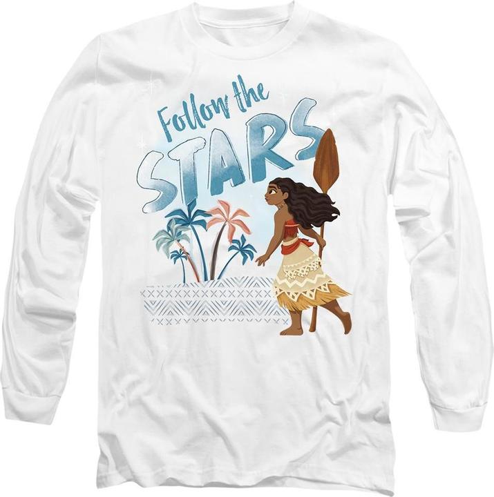 Actual product image Moana Unisex Adult Follow The Stars T-Shirt (M)