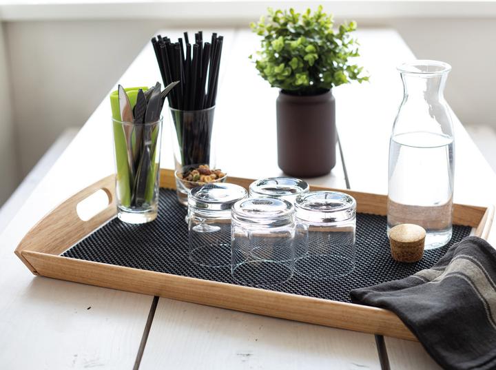 Actual product image D-C-Fix Kitchen mat 50 x 150 cm, black (50 x 150 cm)