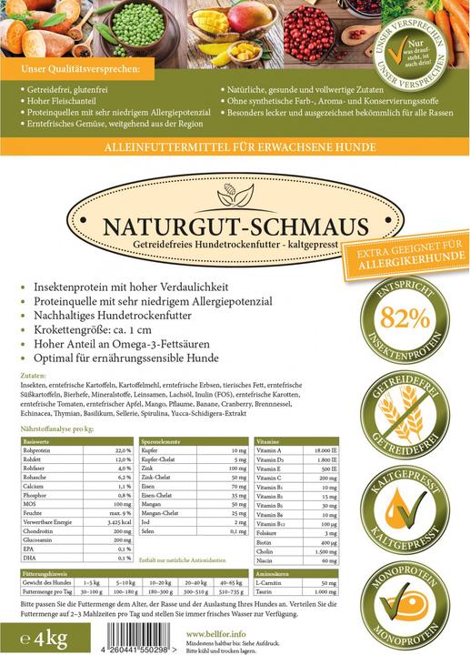 Produktbild Bellfor Naturgut-Schmaus für den Hund (Adult, 1 Stk., 4000 g)