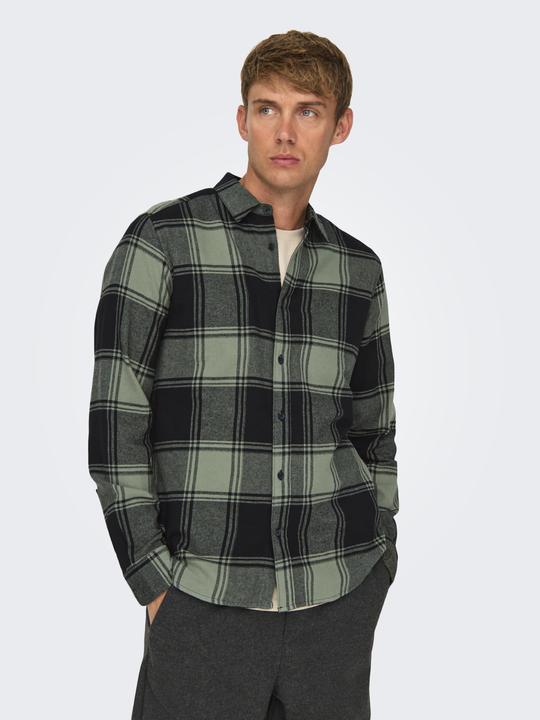 Produktbild Only & Sons Slim Fit Hemdkragen Hemd Hemd (M)