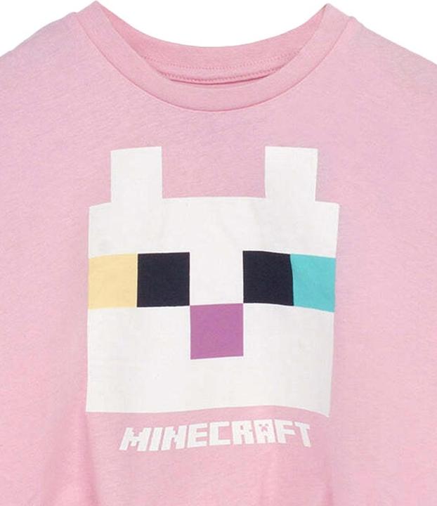 Produktbild Minecraft TShirt Front mit Knoten Mädchen (116)