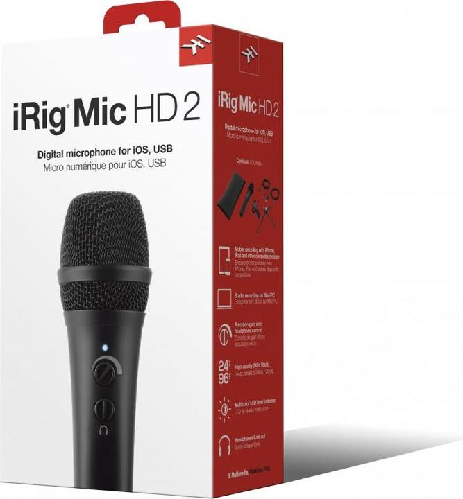 Actual product image IK Multimedia iRig HD 2 (USB, 30 pin, Lightning)