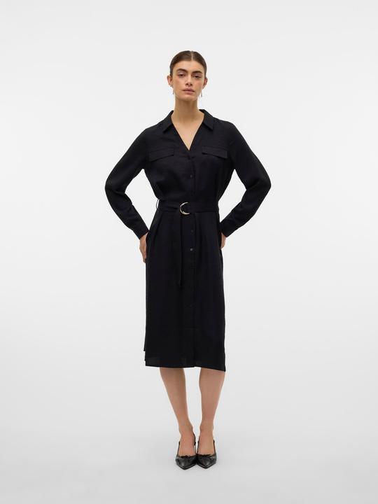 Produktbild Vero Moda VMVICA Midikleid Hemdblusenkleid (L)