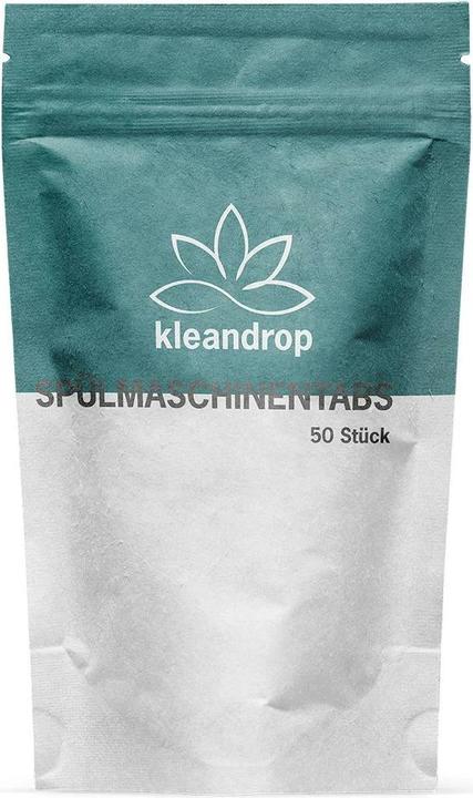 Image du produit Kleandrop Languettes pour lave-vaisselle (Tabs, 50 Cycles de lavage)