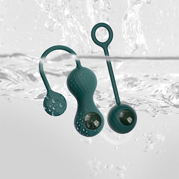 Image du produit Magic Motion Vibromasseur Crystal Duo Smart Kegel avec kit de poids