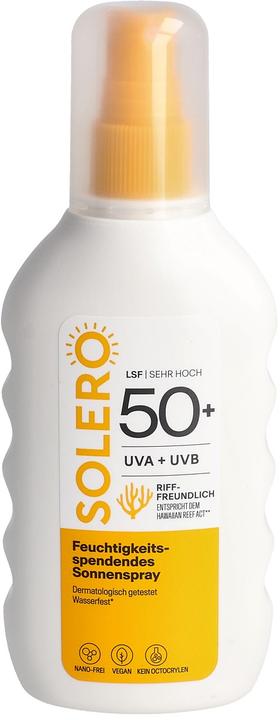 Produktbild Solero Sonnenspray feuchtig SPF50+ 200ml (Sonnenspray, SPF 50+, 200 ml)
