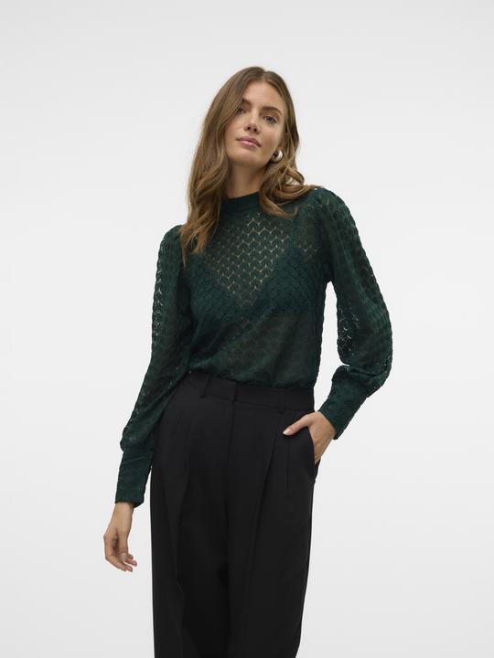 Produktbild Vero Moda Vmbecca Ls High Neck Lace Top Jrs Noos (M)