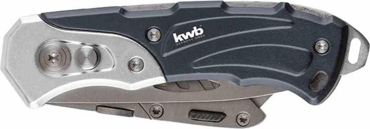 Actual product image kwb Utility knife (with two blades, pocket knife and cutter knife, foldable) (16.50 cm)