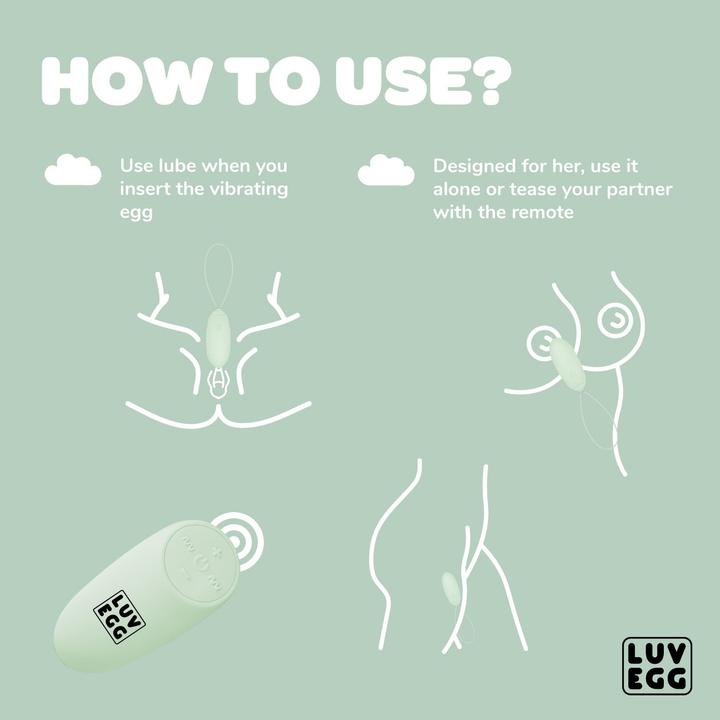 Image du produit Luv Egg Vibrationsei -Grün