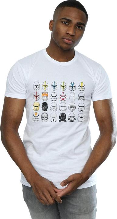 Image du produit Star Wars - T-shirt TROOPER HELMETS - Homme (XXL)