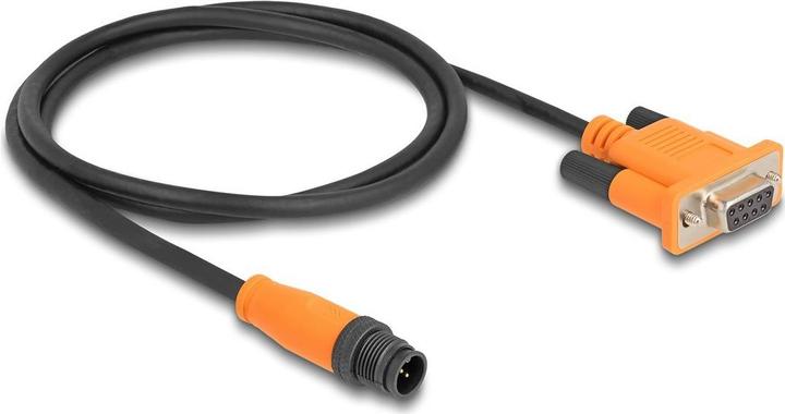 Immagine prodotto Delock Cavo bus CAN M12 con spina 5 pin codificata A e presa D-Sub 9 1 m (1 m, Cavi industriali)