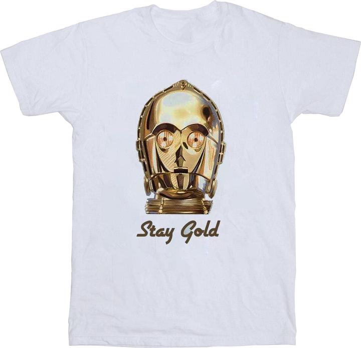 Produktbild Star Wars The Rise Of Skywalker C3PO Stay Gold TShirt (5XL)