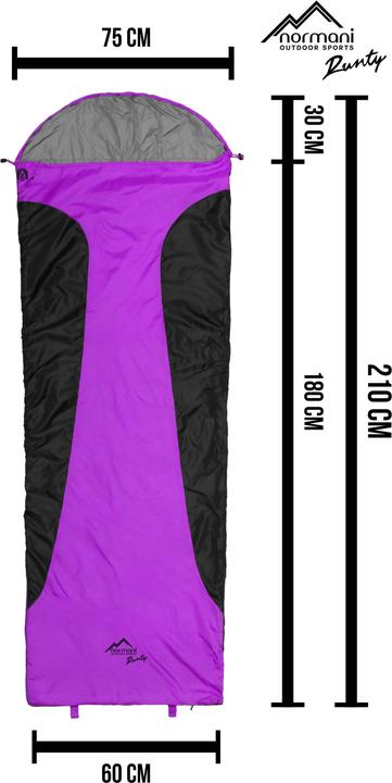 Produktbild Normani Ultralight-Schlafsack Touren-Sommerschlafsack - 8474 (210 cm)