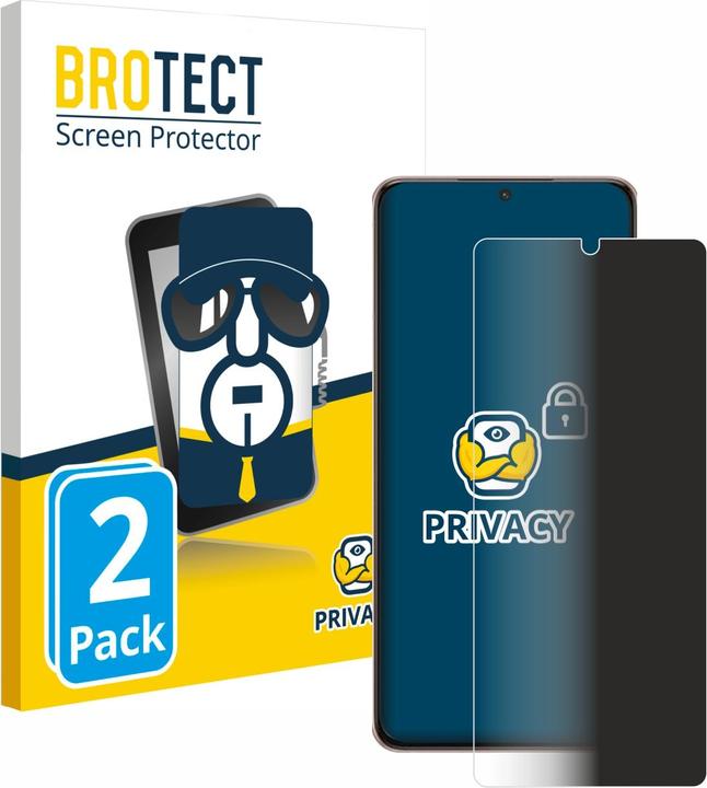 Produktbild BROTECT Sichtschutzfolie Anti-Spy Privacy Folie Blaulicht-Schutz (2 Stück, Samsung Galaxy S21 Ultra 5G)