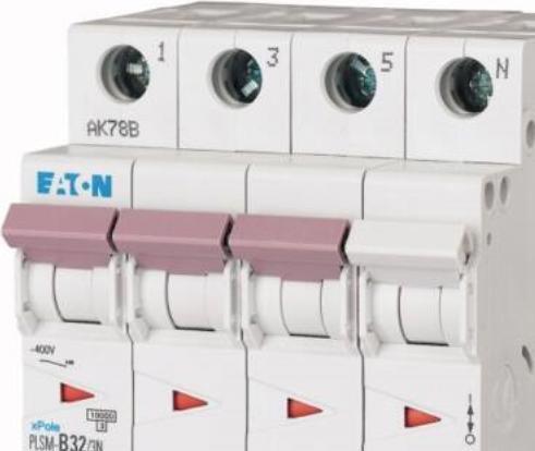 Produktbild Eaton 242546 Leitungsschutzschalter, Char. C, 32 A, 3 + N