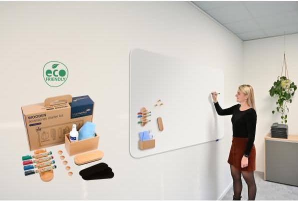 Produktbild Legamaster Starterkit Whiteboard Zubehörset Wooden 17-teilig, aus Holz