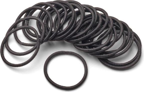 Immagine prodotto Trisa Elastici per capelli sottili 30 mm neri 24 pezzi. (Elastico per capelli)