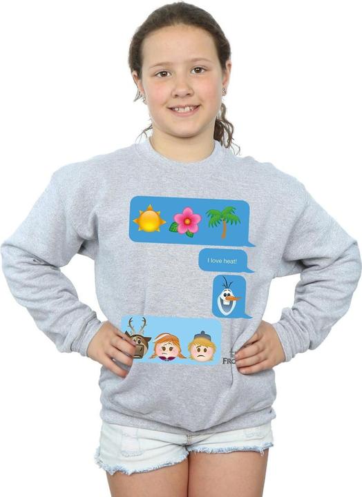 Immagine prodotto Disney Frozen I Love Heat Felpa Ragazze (152, 158)