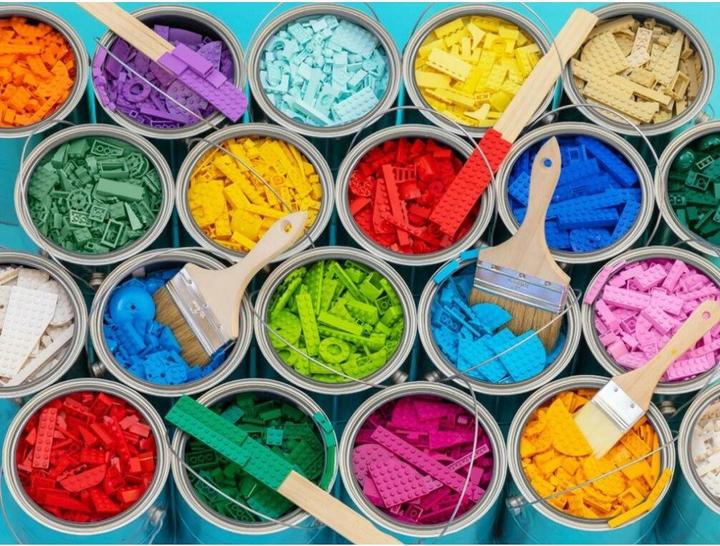Immagine prodotto Abrams & Chronicle 79704 - LEGO Paint - Party Puzzle, 1000 pezzi (1000 pezzi)