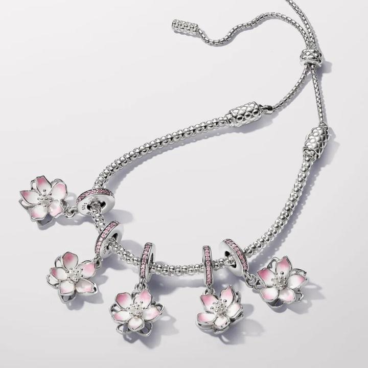 Image du produit Pandora Fleurs de cerisier (Émail, Zircone)
