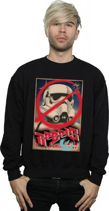 Actual product image Star Wars Mens Rebels Poster Sweatshirt (XXL)