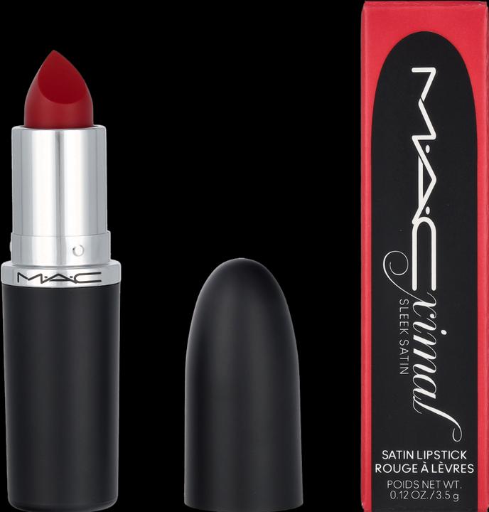 Image du produit MAC Cosmetics MACximal Sleek Satin Lipstick BRAVE RED (Brave Red)