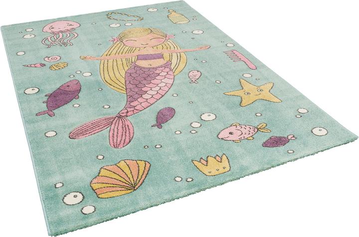 Produktbild Pergamon Kinder Teppich Maui Kids Meerjungfrau Pastell (140 x 200 cm)