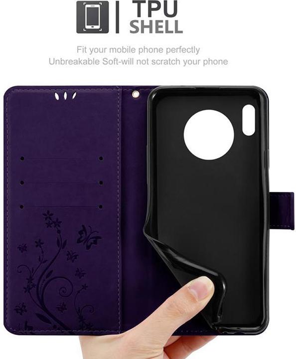 Productafbeelding Cadorabo Bloemen Boekomslag (Huawei Mate 30)