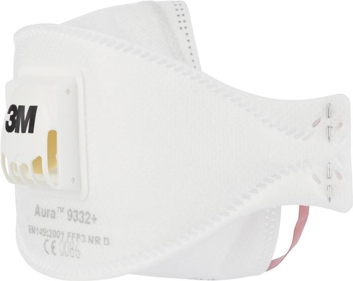 Actual product image 3M Respirator, white (FFP3, 5 x)