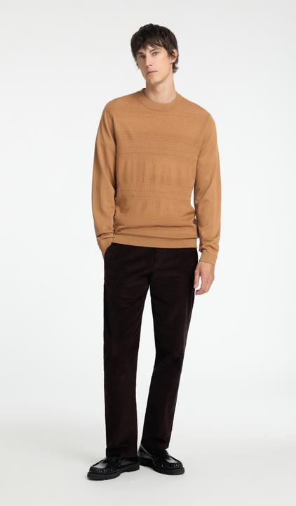 Produktbild Selected Homme 100% Merinowoll Pullover mit Rundhalsausschnitt (L)