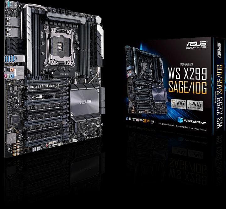 Productafbeelding ASUS Ws X299 Sage/10g (LGA 2066, Intel X299, SSI CEB)