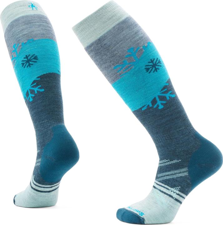 Actual product image Smartwool Women's Ski Full Cushion Snowpocalypse Pattern OTC Socks (42, 43, 44, 45)