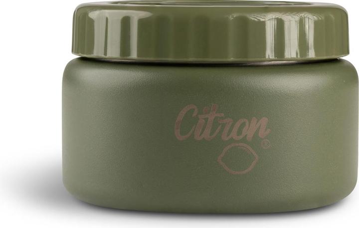 Citron Barattolo per alimenti in acciaio inox 250ml verde